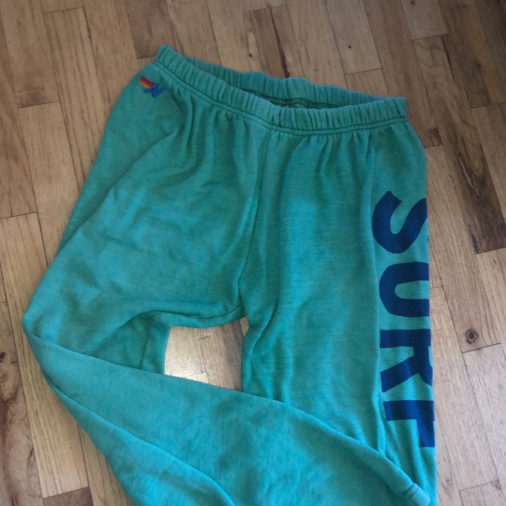 Aviator nation men’s surf sweatpants in green